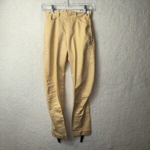 Brittany Riding Apparel 1960s Vintage Gold Cotton 26x27 Cuffed Straps